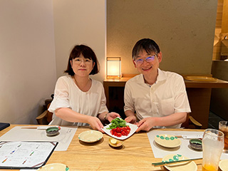 懇親会